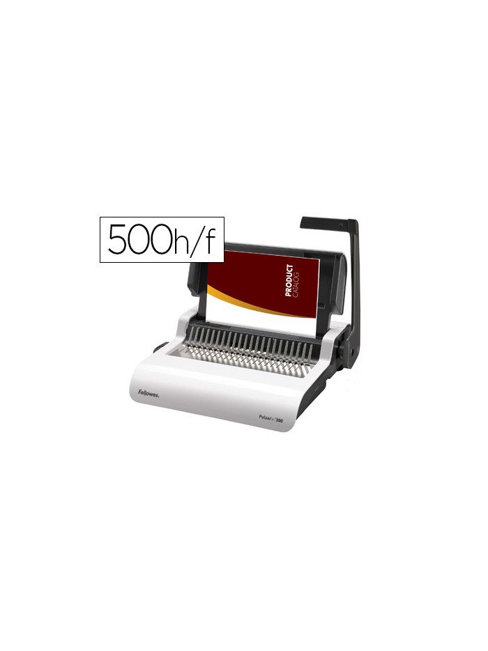 Encuadernadora manual para canutillo fellowes pulsar+300 perfora 20 hojas tamaño din a4encuaderna hasta 300 hojas Encuadernadora manual para canutillo fellowes pulsar+300 perfora 20 hojas tamaño din a4encuaderna hasta 300 hojas
