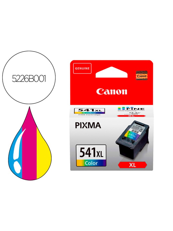 Ink-jet canon cl-541xl color pixma mg2150/3150/3250/3550 15 ml alta capacidad Ink-jet canon cl-541xl color pixma mg2150/3150/3250/3550 15 ml alta capacidad