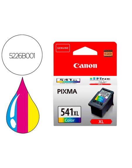 Ink-jet canon cl-541xl color pixma mg2150/3150/3250/3550 15 ml alta capacidad