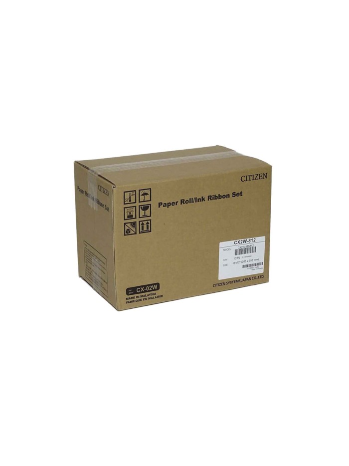 Papel sublimacion citizen 20x25 cm / 20x30 cm 220 impresiones por rollo para impresora cx-02w Papel sublimacion citizen 20x25 cm / 20x30 cm 220 impresiones por rollo para impresora cx-02w