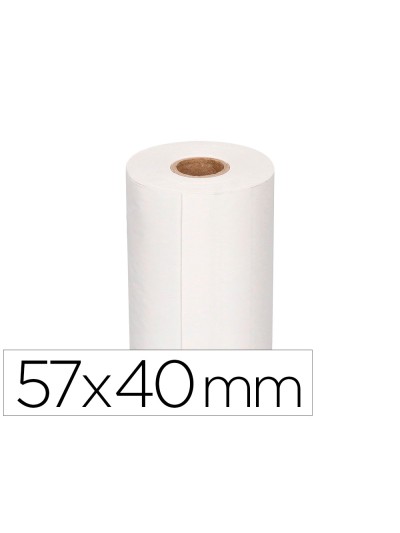 Rollo sumadora q-connect termico 57x40x11 mm 58 gr sin bisfenol a