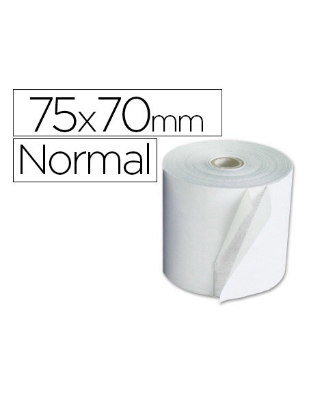 Rolo branco q-connect electra 75x70x11mm 60 grs