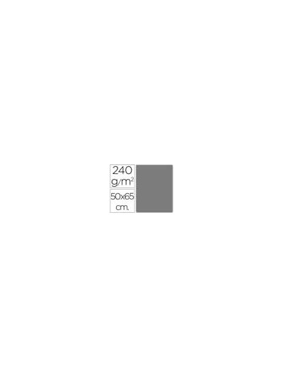 Cartulina liderpapel 50x65 cm gris 240 gr unidad