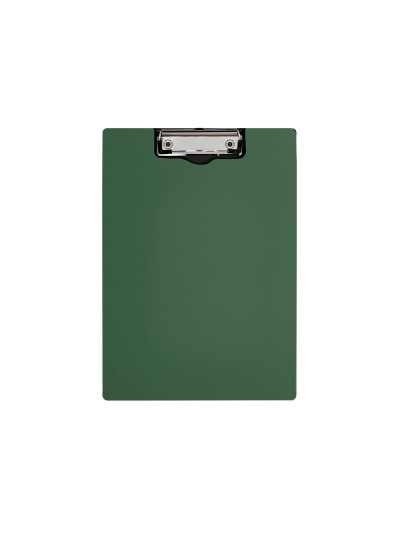 Carpeta q-connect miniclip superior din a4 plastico 50% reciclado verde oliva grosor 2,1 mm