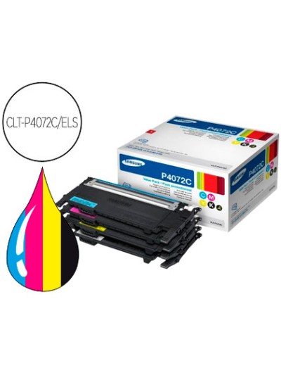 Toner samsung kit cmyk clp-320/325 clx-3180/3185 negro magenta cian amarillo