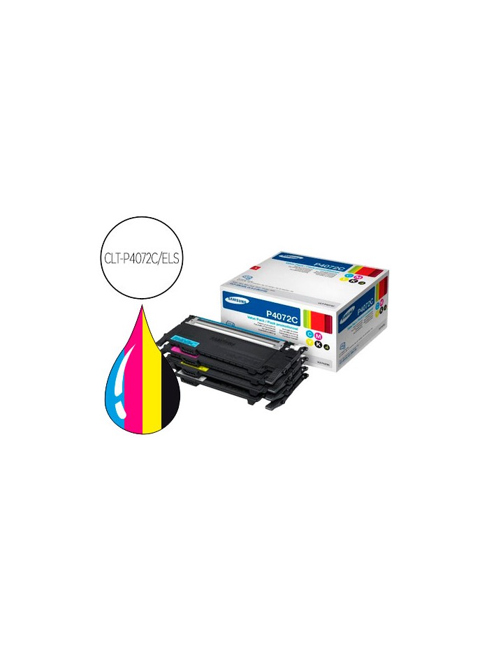 Toner samsung kit cmyk clp-320/325 clx-3180/3185 negro magenta cian amarillo Toner samsung kit cmyk clp-320/325 clx-3180/3185 negro magenta cian amarillo