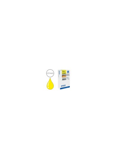 Ink-jet epson stylus t7014 amarillo xl wp-4000 4500 capacidad 3400 pag