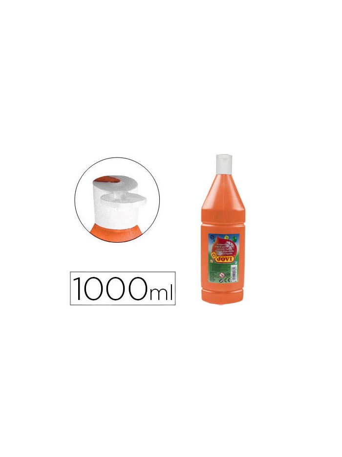 Tempera liquida jovi escolar 1000 ml naranja Tempera liquida jovi escolar 1000 ml naranja