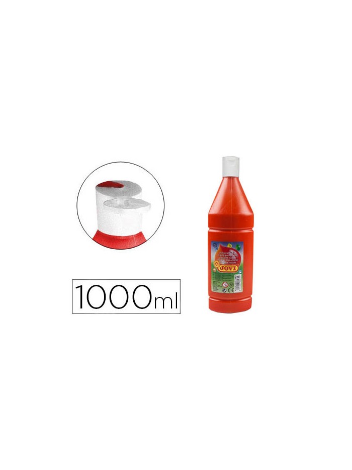 Tempera liquida jovi escolar 1000 ml bermellon Tempera liquida jovi escolar 1000 ml bermellon