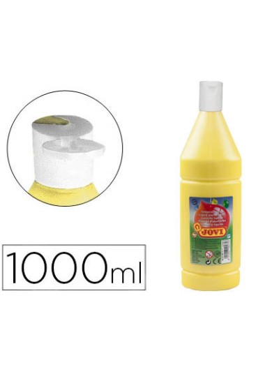Tempera liquida jovi escolar 1000 ml amarillo claro