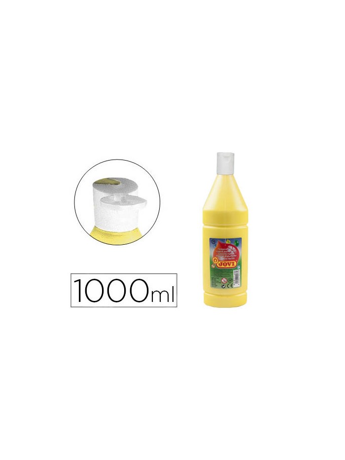 Tempera liquida jovi escolar 1000 ml amarillo claro Tempera liquida jovi escolar 1000 ml amarillo claro