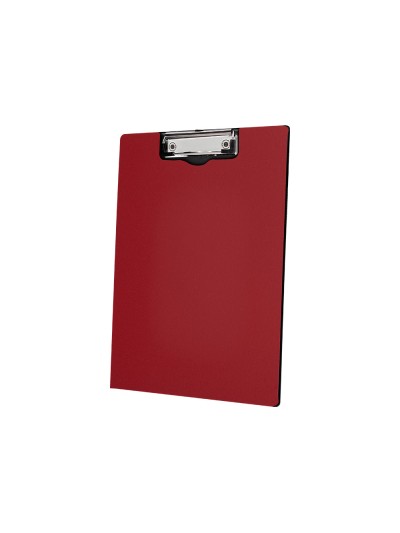 Carpeta q-connect miniclip superior din a4 plastico 50% reciclado rojo grosor 2,1 mm