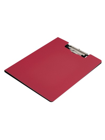 Carpeta q-connect miniclip superior din a4 plastico 50% reciclado rojo grosor 2,1 mm