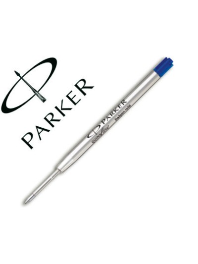 Recambio boligrafo parker azul medio