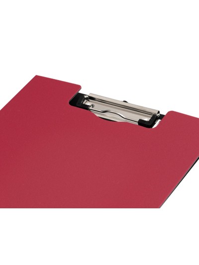 Carpeta q-connect miniclip superior din a4 plastico 50% reciclado rojo grosor 2,1 mm