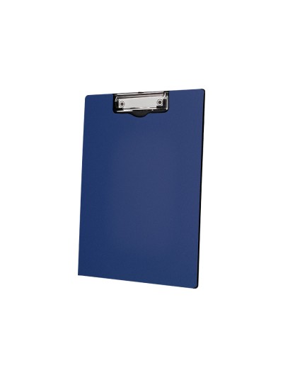 Carpeta q-connect miniclip superior din a4 plastico 50% reciclado azul grosor 2,1 mm