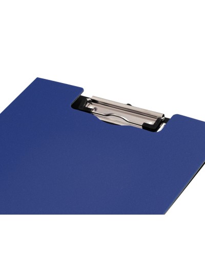 Carpeta q-connect miniclip superior din a4 plastico 50% reciclado azul grosor 2,1 mm