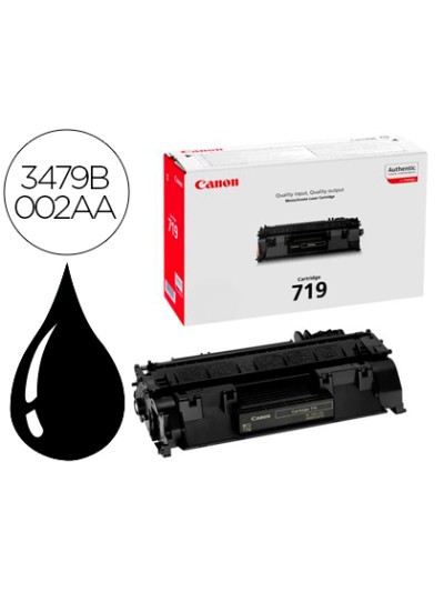 Toner canon crg 719 2.1k negro laser 2100 pag