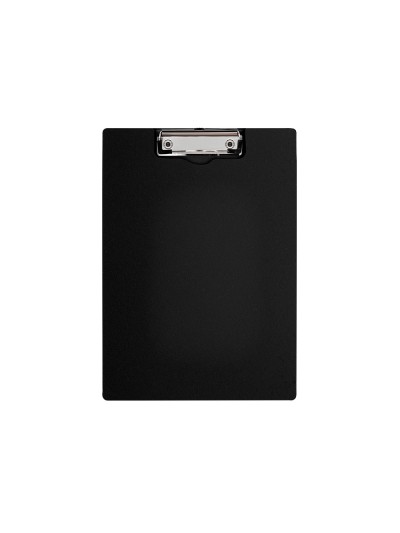 Carpeta q-connect miniclip superior din a4 plastico 50% reciclado negro grosor 2,1 mm