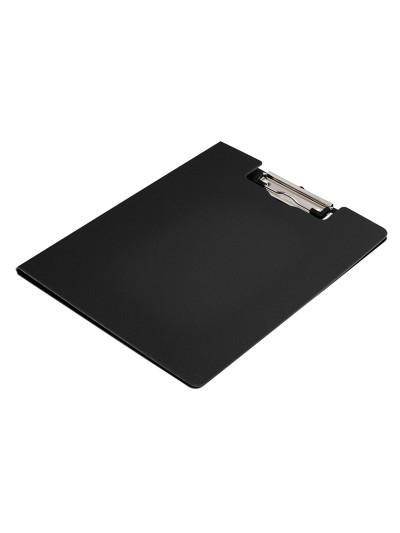 Carpeta q-connect miniclip superior din a4 plastico 50% reciclado negro grosor 2,1 mm
