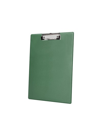 Portanotas q-connect plastico 50% reciclado din a4 verde oliva grosor 2,1 mm