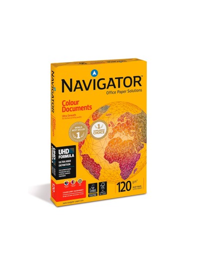 Papel fotocopiadora navigator din a3 120 gramos paquete de 500 hojas