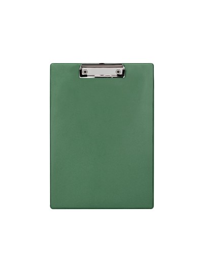 Portanotas q-connect plastico 50% reciclado din a4 verde oliva grosor 2,1 mm