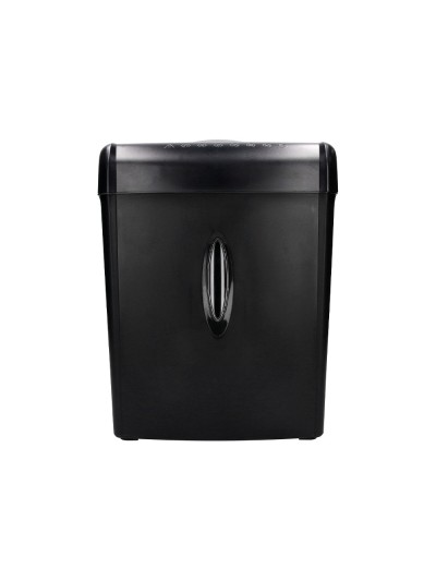 Destructora de documentos q-connect kf17970 capacidad de corte 6 h destruye grapas clips y tarjetas papelera 14l