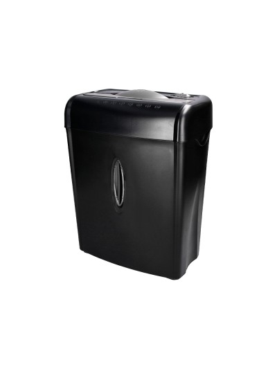 Destructora de documentos q-connect kf17970 capacidad de corte 6 h destruye grapas clips y tarjetas papelera 14l