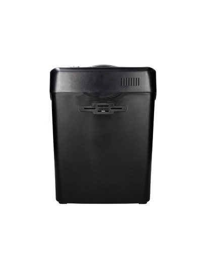 Destructora de documentos q-connect kf17970 capacidad de corte 6 h destruye grapas clips y tarjetas papelera 14l