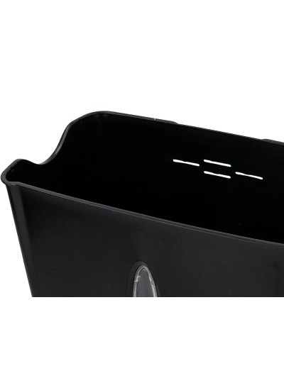 Destructora de documentos q-connect kf17970 capacidad de corte 6 h destruye grapas clips y tarjetas papelera 14l