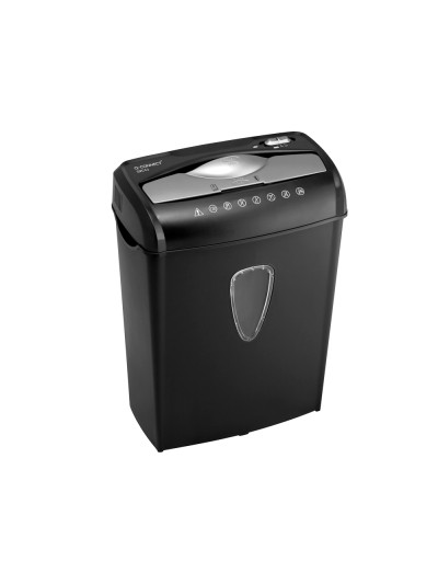 Destructora de documentos q-connect kf17972 capacidad de corte 8 h destruye grapas clips cd y tarjetas 13 litros
