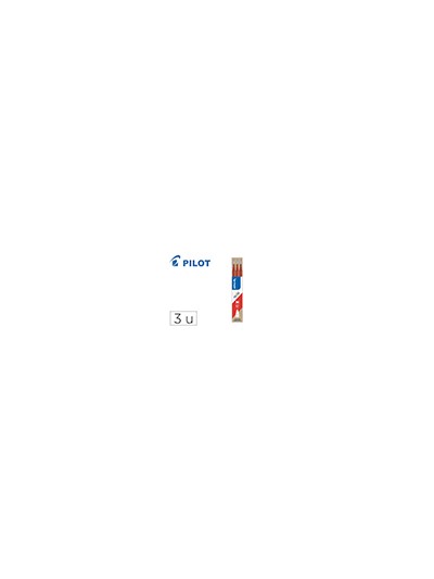 Recambio boligrafo pilot frixion ball rojo caja de 3 unidades