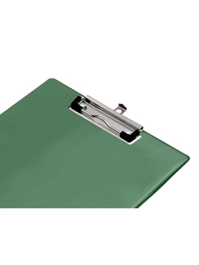 Portanotas q-connect plastico 50% reciclado din a4 verde oliva grosor 2,1 mm