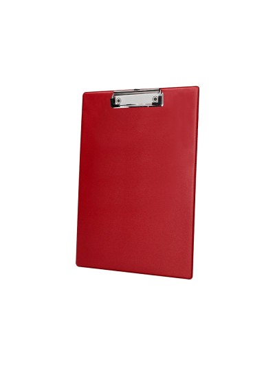 Portanotas q-connect plastico 50% reciclado din a4 rojo grosor 2,1 mm