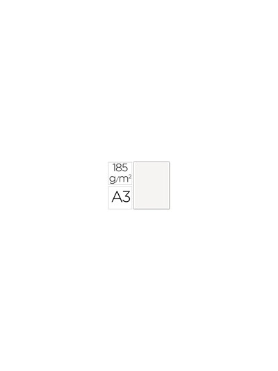Cartulina guarro din a3 blanco 185 gr paquete 50 hojas