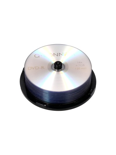 Dvd-r q-connect capacidad 4,7gb duracion 120min velocidad 16x bote de 25 unidades