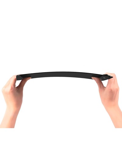 Portanotas q-connect plastico 50% reciclado din a4 negro grosor 2,1 mm