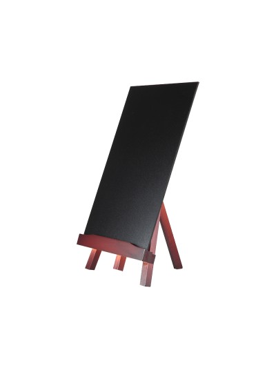Pizarra negra liderpapel caballete de madera con superficie para rotuladores tipo tiza 22x35cm