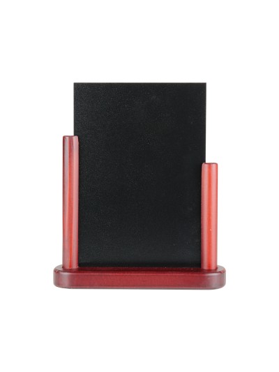 Pizarra negra liderpapel doble cara de madera con superficie para rotuladores tipo tiza 15x21cm