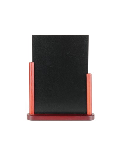 Pizarra negra liderpapel doble cara de madera con superficie para rotuladores tipo tiza 21x30cm