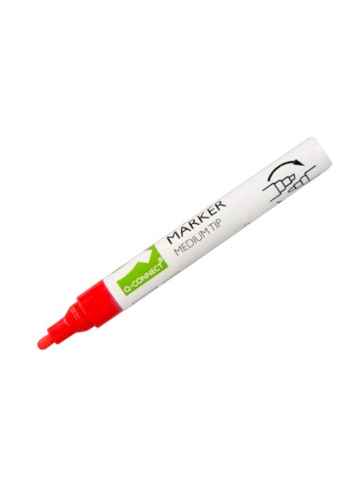 Rotulador q-connect tiza liquida punta redonda trazo 3 mm caja de 8 unidades colores surtidos