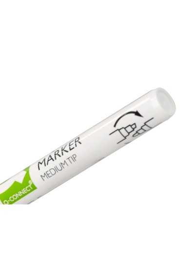 Rotulador q-connect tiza liquida punta redonda trazo 3 mm caja de 8 unidades colores surtidos