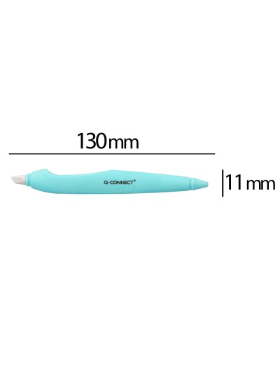 Bisturi q-connect plastico para cortar papel cuchilla ceramica xd-119 blister 1 unidad