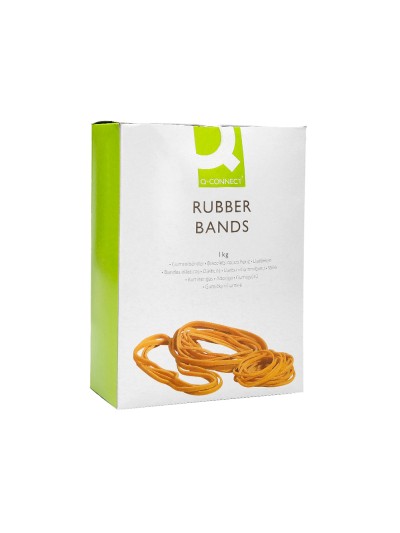 Bandas elasticas q-connect 1000 gr 100 x 9 mm numero 10