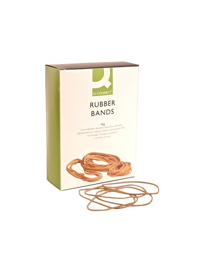 Gomillas elasticas q-connect 1000 gr numero 15 150 x 2 mm