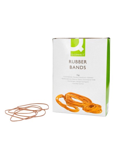 Gomillas elasticas q-connect 1000 gr numero 15 150 x 2 mm