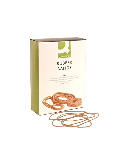 Gomillas elasticas q-connect 1000 gr numero 12 120 x 2 mm