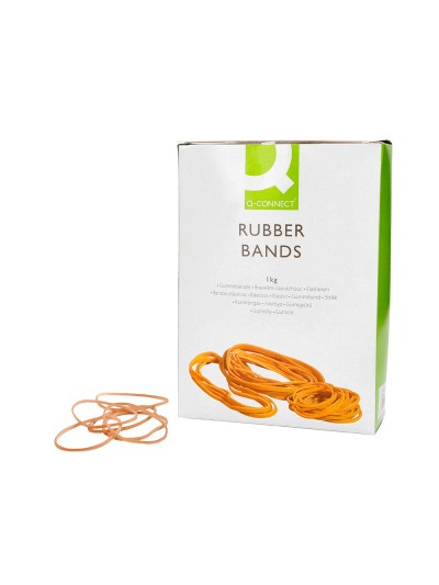 Gomillas elasticas q-connect 1000 gr numero 7 70 x 2 mm