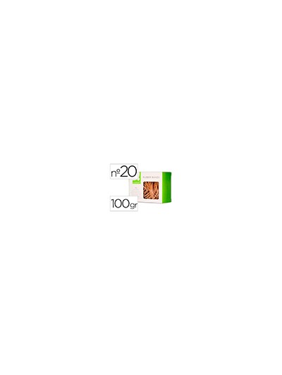 Gomillas elasticas q-connect 100 gr numero 20 200 x 2 mm